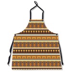 African Masks Apron Without Pockets
