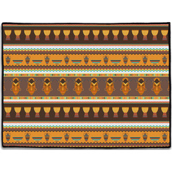 African Masks Door Mat