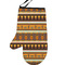 African Masks Personalized Oven Mitt - Left