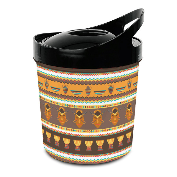Custom African Masks Plastic Ice Bucket