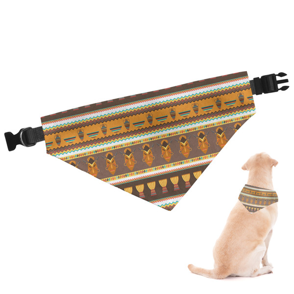 Custom African Masks Dog Bandana