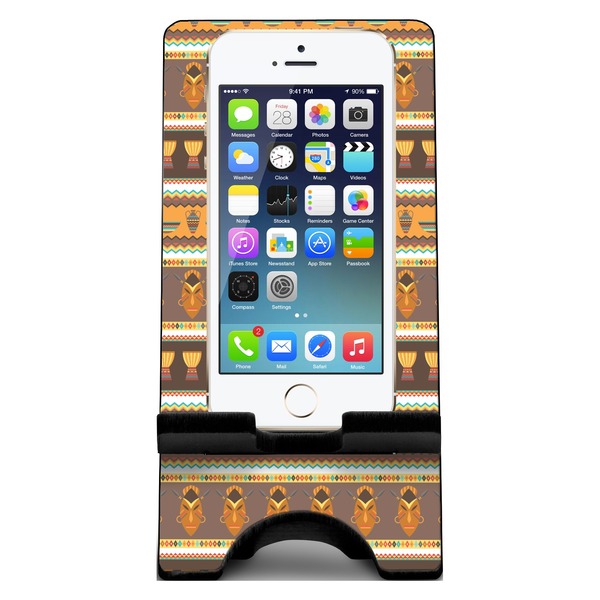 African Masks Phone Stand w/ Phone