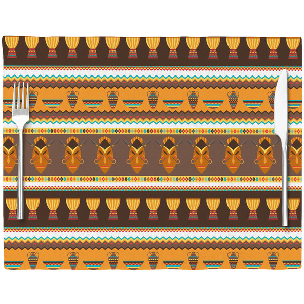 African Masks Placemat with Props