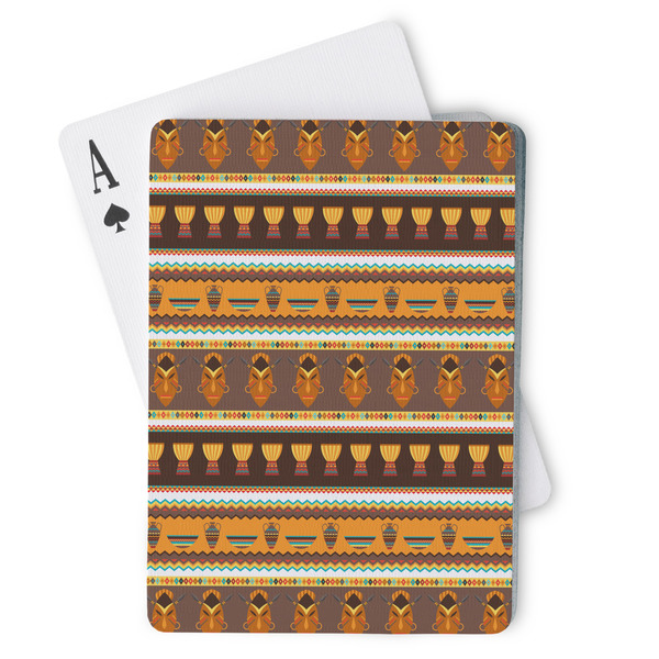 Custom African Masks Playing Cards