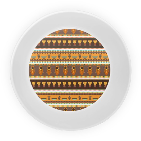 African Masks Melamine Bowl - Center