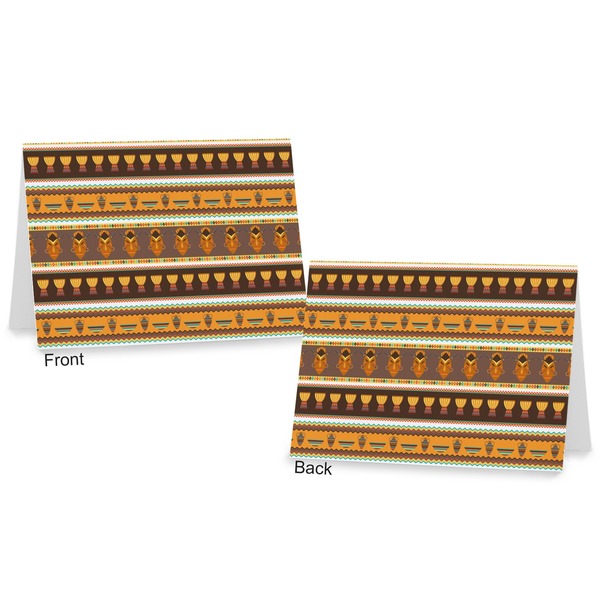 African Masks Postcard - Front and Back