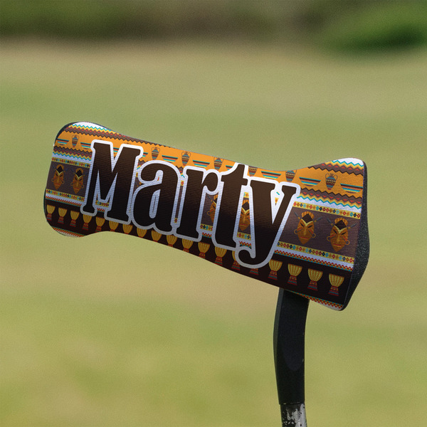 African Masks Putter Cover - On Putter