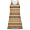 African Masks Racerback Dress - X Large