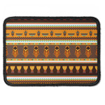 African Masks Iron On Rectangle Patch