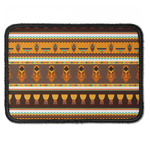 African Masks Iron On Rectangle Patch