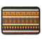 African Masks Rectangle Patch