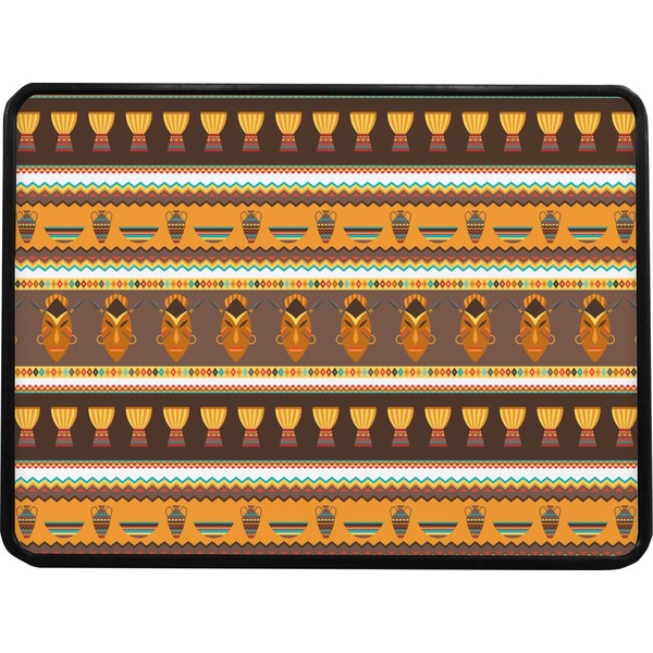 African Masks Rectangular Car Hitch Cover w/ FRP Insert (Select Size)