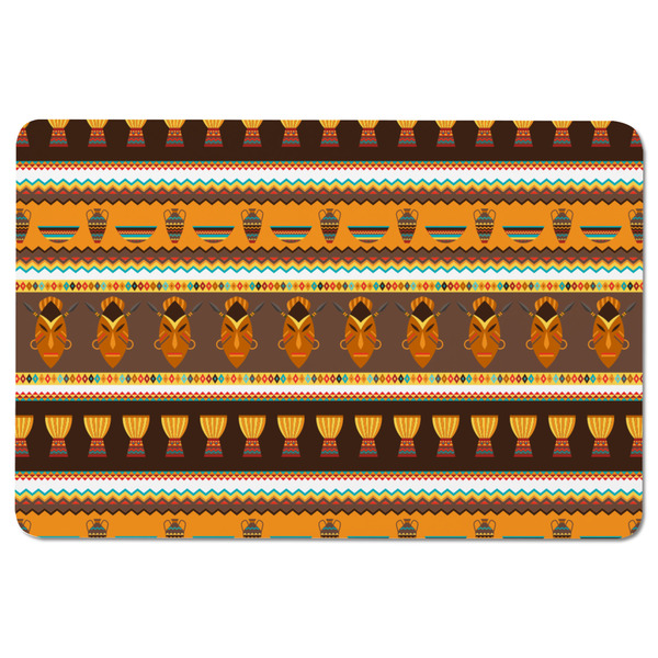 African Masks Rectangular Fridge Magnet - FRONT