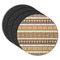 African Masks Round Coaster Rubber Back - Main