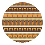 African Masks Round Decal - XLarge