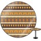 African Masks Round Table Top