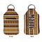 African Masks Sanitizer Holder Keychain - Small APPROVAL (Flat)