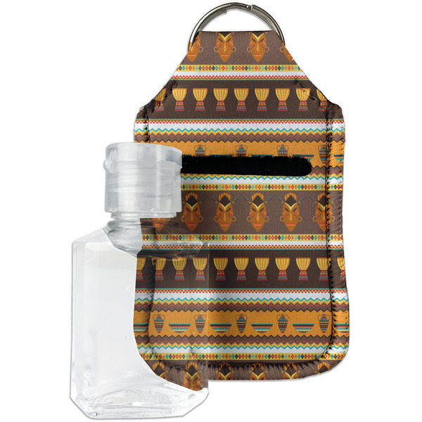 Custom African Masks Hand Sanitizer & Keychain Holder - Small