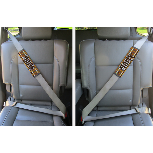 African Masks Seat Belt Covers (Set of 2 - In the Car)