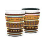 African Masks Ceramic Shot Glass - 1.5 oz