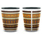 African Masks Shot Glass - Two Tone - APPROVAL