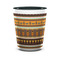 African Masks Shot Glass - Two Tone - FRONT