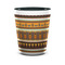 African Masks Ceramic Shot Glass - 1.5 oz - Two Tone - Single