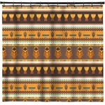African Masks Shower Curtain - Custom Size