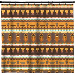 African Masks Shower Curtain - Custom Size