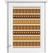 African Masks Single White Cabinet Decal