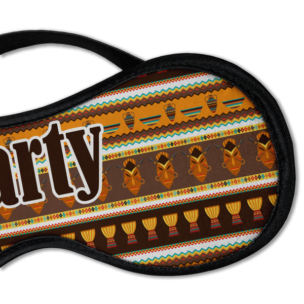 African Masks Sleeping Eye Mask - DETAIL Large