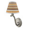 African Masks Small Chandelier Lamp - LIFESTYLE (on wall lamp)