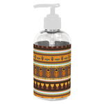 African Masks Plastic Soap / Lotion Dispenser (8 oz - Small - White)