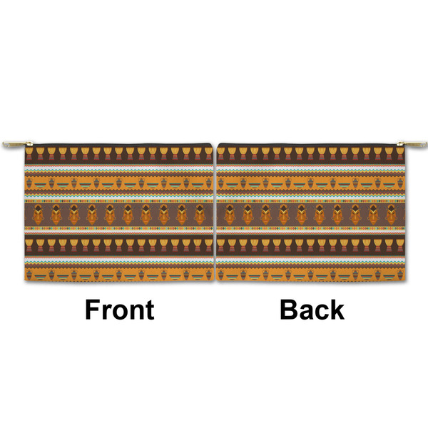 African Masks Small Zipper Pouch Approval (Front and Back)