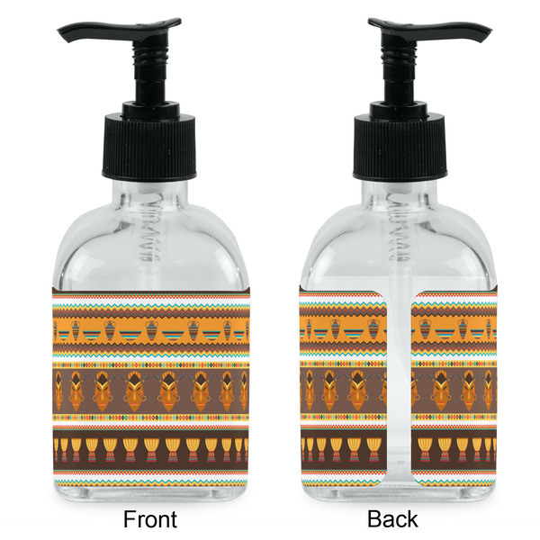 African Masks Glass Soap/Lotion Dispenser - Approval