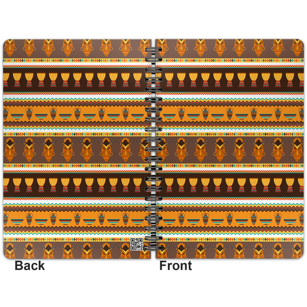 African Masks Spiral Journal 7 x 10 - Apvl