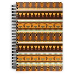 African Masks Spiral Notebook - 7x10