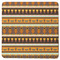 African Masks Square Rubber Backed Coaster
