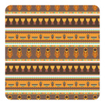African Masks Square Decal