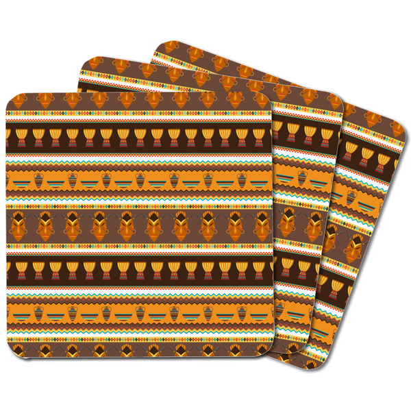 African Masks Square Fridge Magnet - MAIN