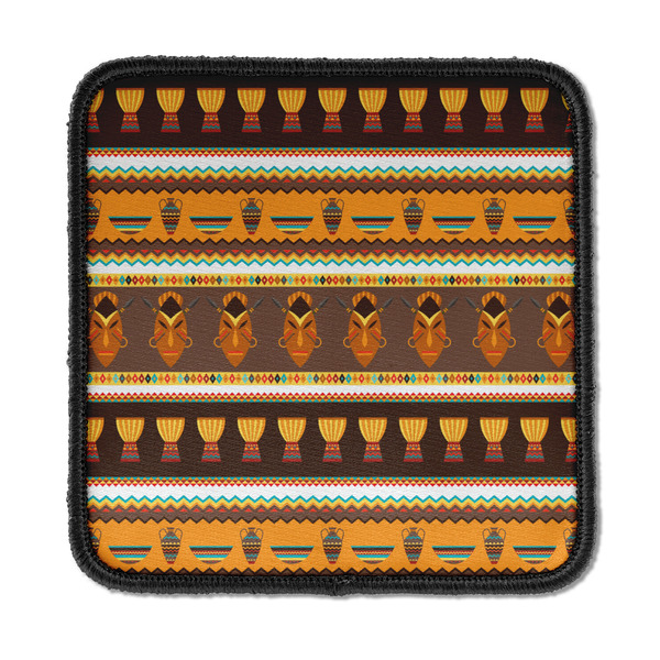 African Masks Square Patch