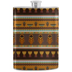African Masks Stainless Steel Flask