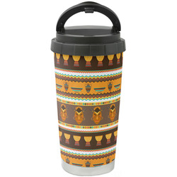 African Masks Stainless Steel Coffee Tumbler