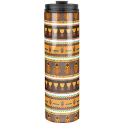 African Masks Stainless Steel Skinny Tumbler - 20 oz