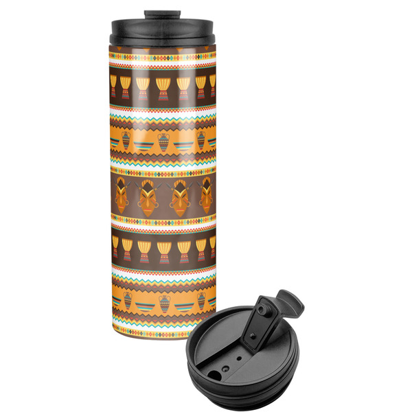 Custom African Masks Stainless Steel Skinny Tumbler