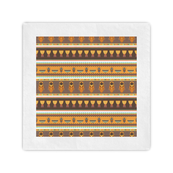 Custom African Masks Cocktail Napkins