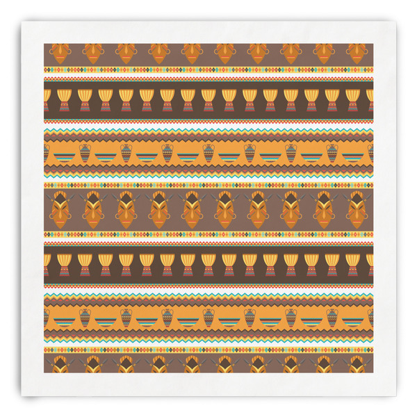 Custom African Masks Paper Dinner Napkins