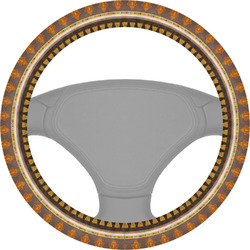 African Masks Steering Wheel Cover