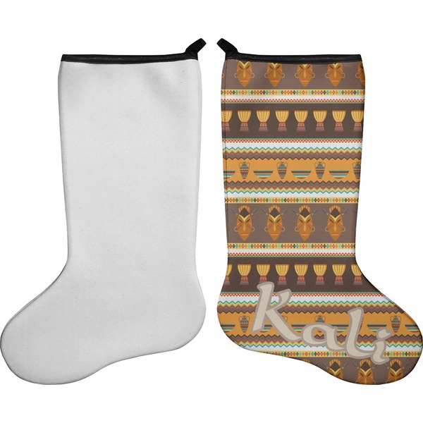 African Masks Stocking - Single-Sided - Approval