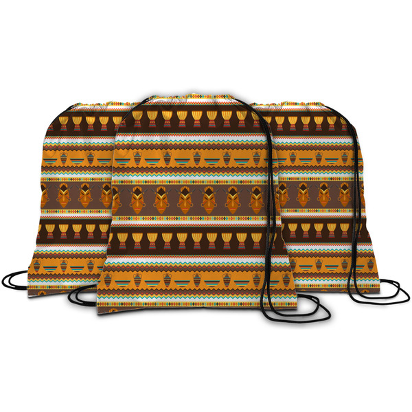 African Masks String Backpack - MAIN
